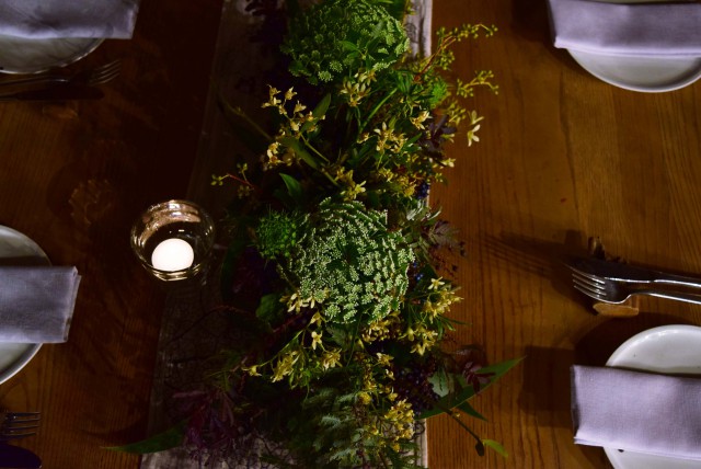 12/23 year-end table wreathワークショップ＠THE LITTLE SHOP OF FLOWERS ATELIER